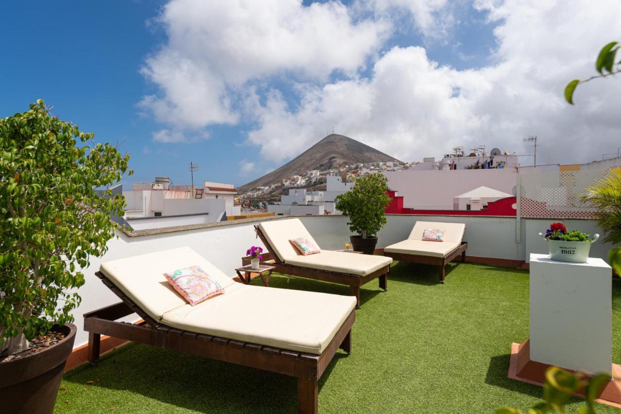 The Yellow House - Solarium - Climatized Pool Gáldar 外观 照片
