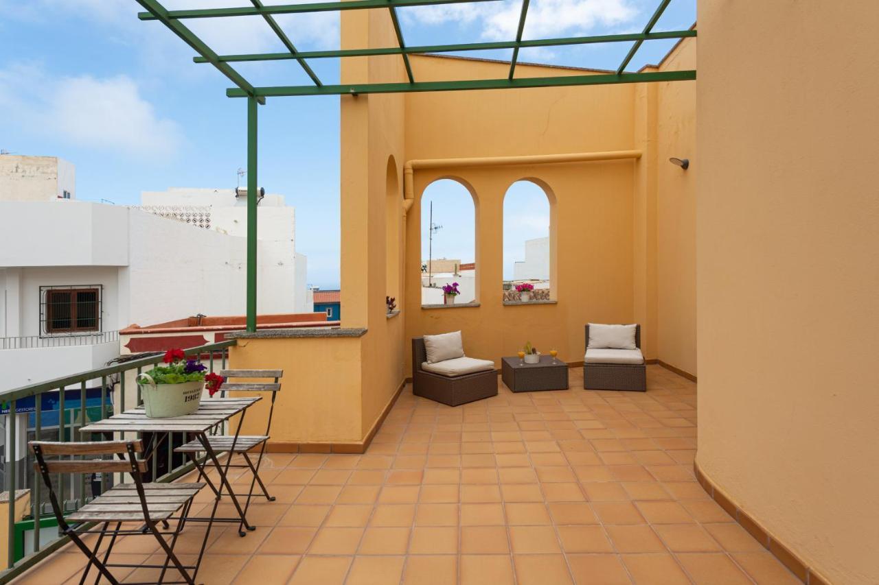 The Yellow House - Solarium - Climatized Pool Gáldar 外观 照片