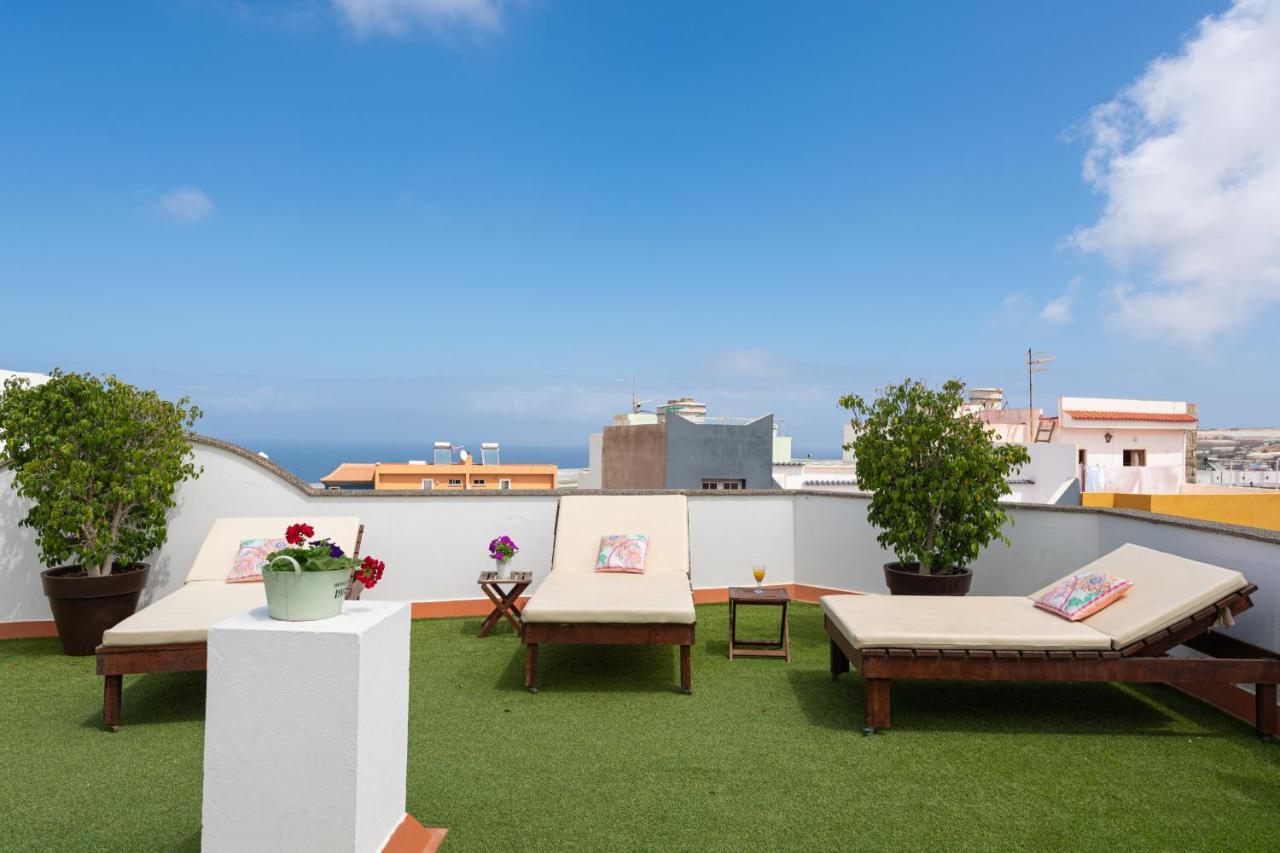 The Yellow House - Solarium - Climatized Pool Gáldar 外观 照片